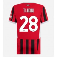 Camiseta AC Milan Malick Thiaw #28 Primera Equipación para mujer 2024-25 manga corta